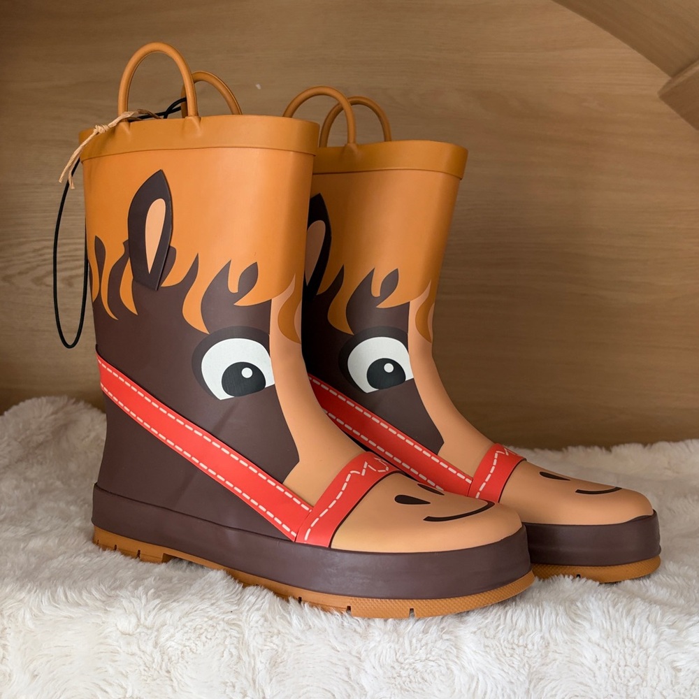 ✨$24✨NWT•Western Chief Hayden Horse Kids’ Waterproof Rain Boots | Size 3